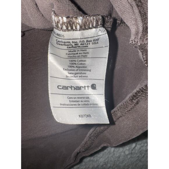 Carhartt Pocket T Shirt Men‎ 2XL Faded Short Sleeve Distressed Grunge Work - Picture 9 of 9